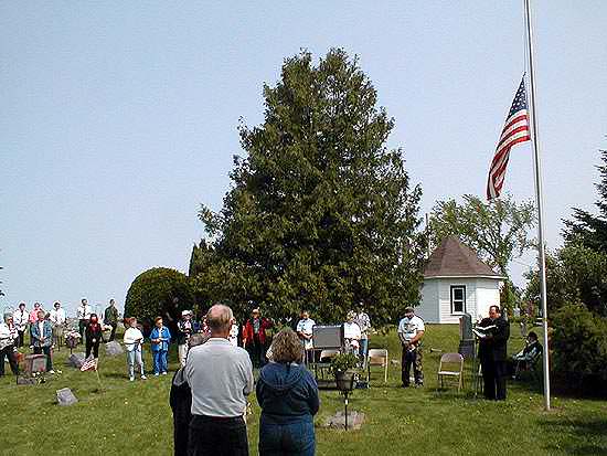 Memorial Day Scene 2003 at Calvary.