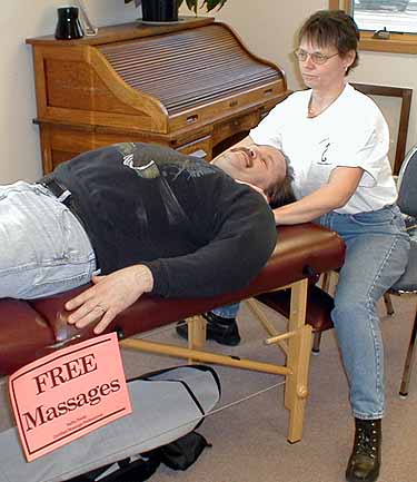 Massages at the library