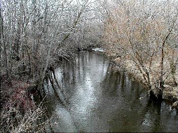 Willow River is within it's banks.