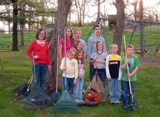 Easter cleanup crew