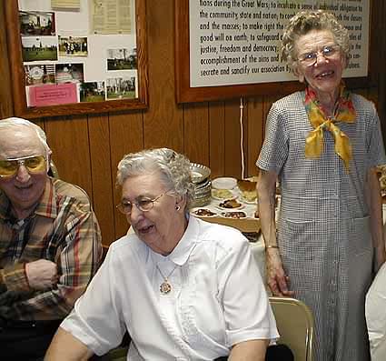 Russell, Edith (Mrs. Russell Setter), and Irene (Mrs. Wallace Setter).